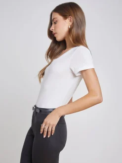 Cory Cotton Scoopneck Tee