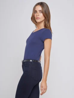 Cory Cotton Scoopneck Tee