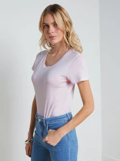 Cory Cotton Scoopneck Tee