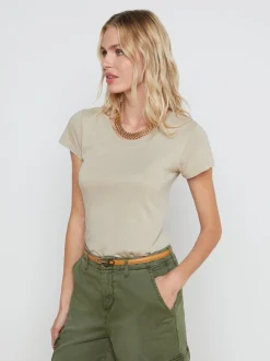 Cory Cotton Scoopneck Tee