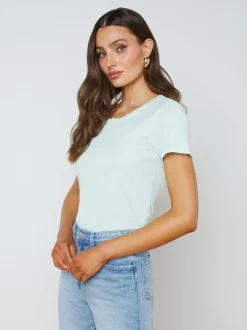Cory Cotton Scoopneck Tee