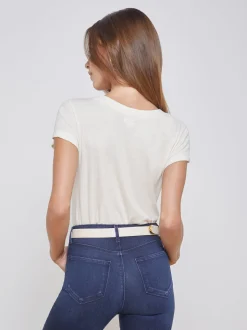 Cory Cotton Scoopneck Tee