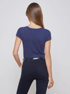 Cory Cotton Scoopneck Tee