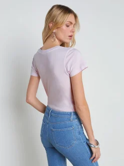 Cory Cotton Scoopneck Tee