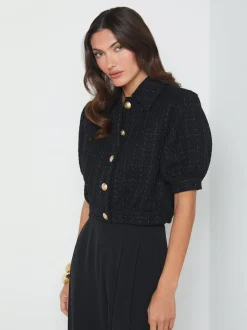 Cove Cropped Tweed Jacket