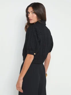 Cove Cropped Tweed Jacket