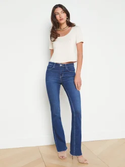 Dana Scoopneck Cropped Tee