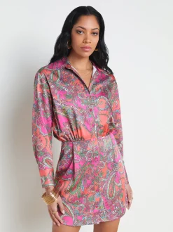 Demetria Mini Shirt Dress