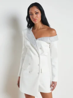 Dorothea Asymmetrical Blazer Dress