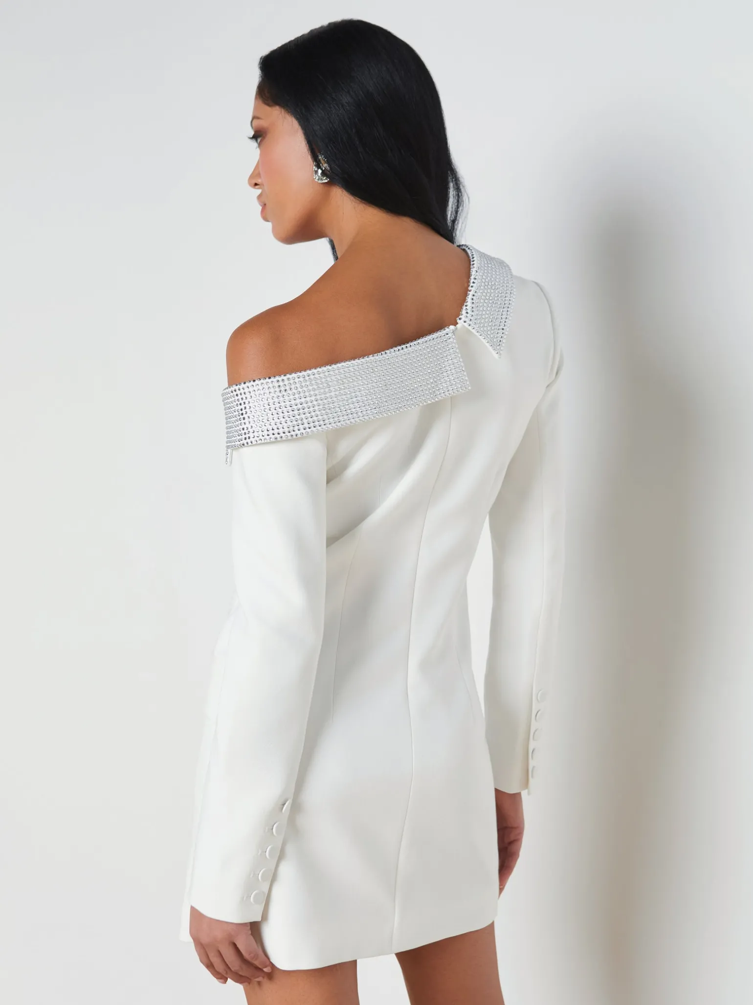 Dorothea Asymmetrical Blazer Dress