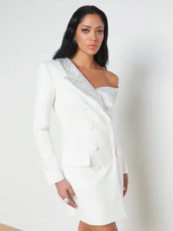 Dorothea Asymmetrical Blazer Dress