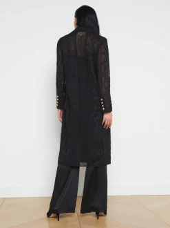 Dottie Lace Trench Coat