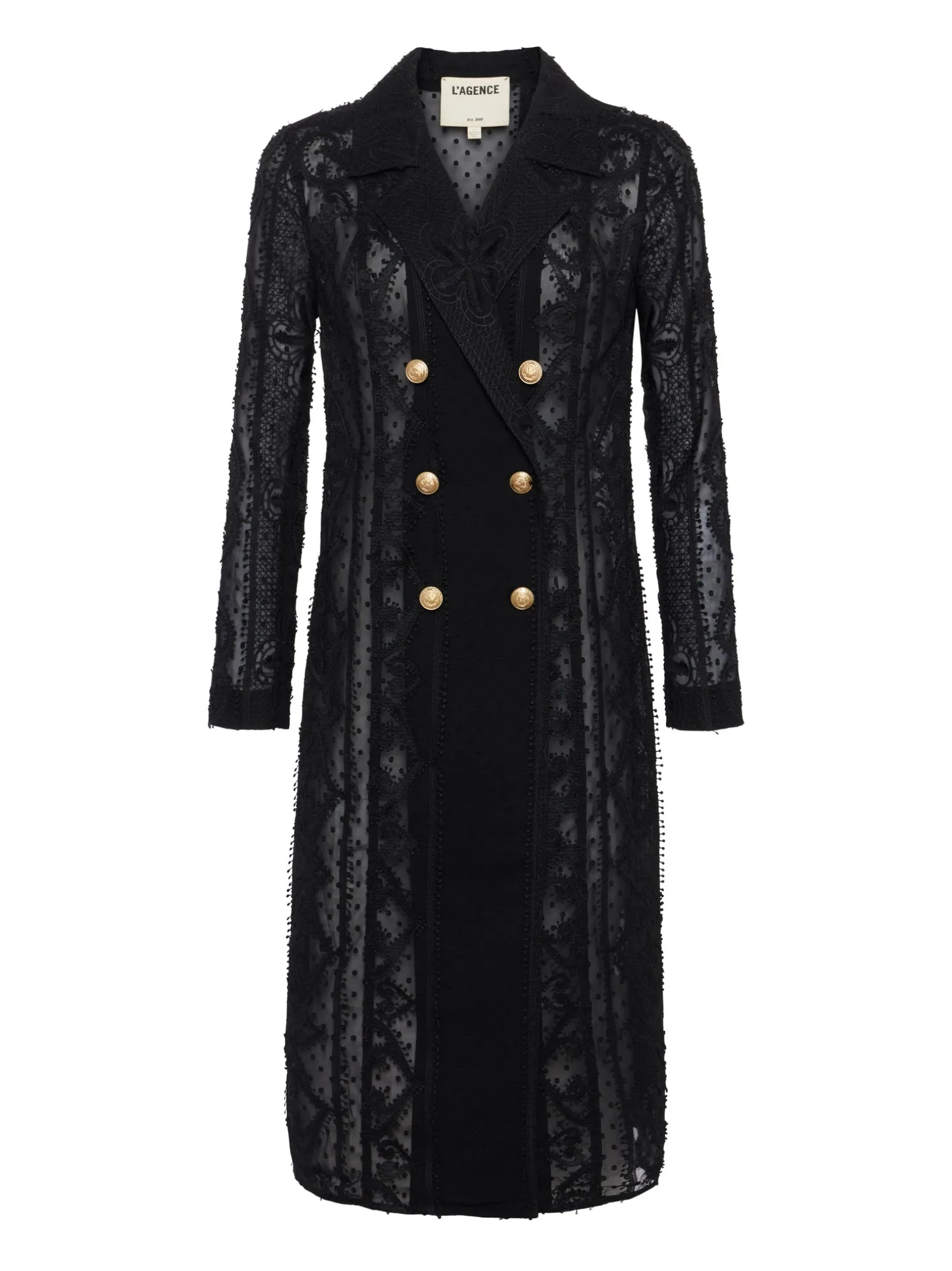 Dottie Lace Trench Coat