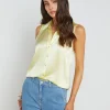 Emmy Sleeveless Silk Blouse