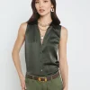 Emmy Sleeveless Silk Blouse