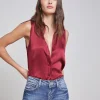 Emmy Sleeveless Silk Blouse