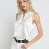 Emmy Sleeveless Silk Blouse