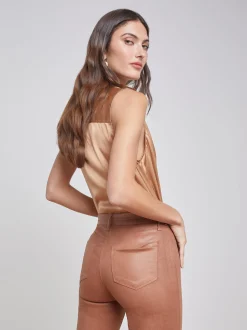 Emmy Sleeveless Silk Blouse