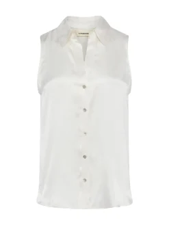 Emmy Sleeveless Silk Blouse