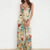 Gavin Silk Wide-Leg Pant