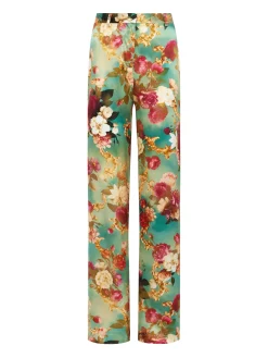Gavin Silk Wide-Leg Pant
