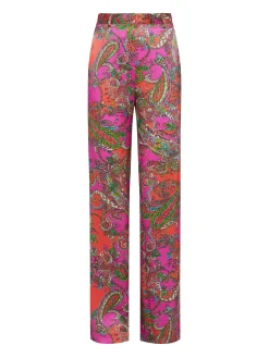 Gavin Silk Wide-Leg Pant