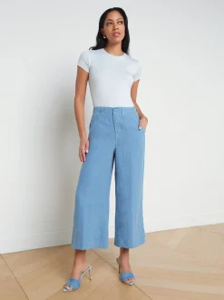 Henderson Linen Cropped Pant