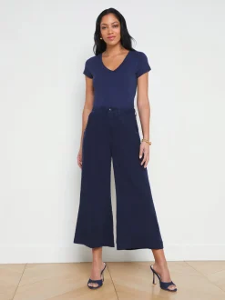 Henderson Linen Cropped Pant
