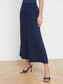 Henderson Linen Cropped Pant