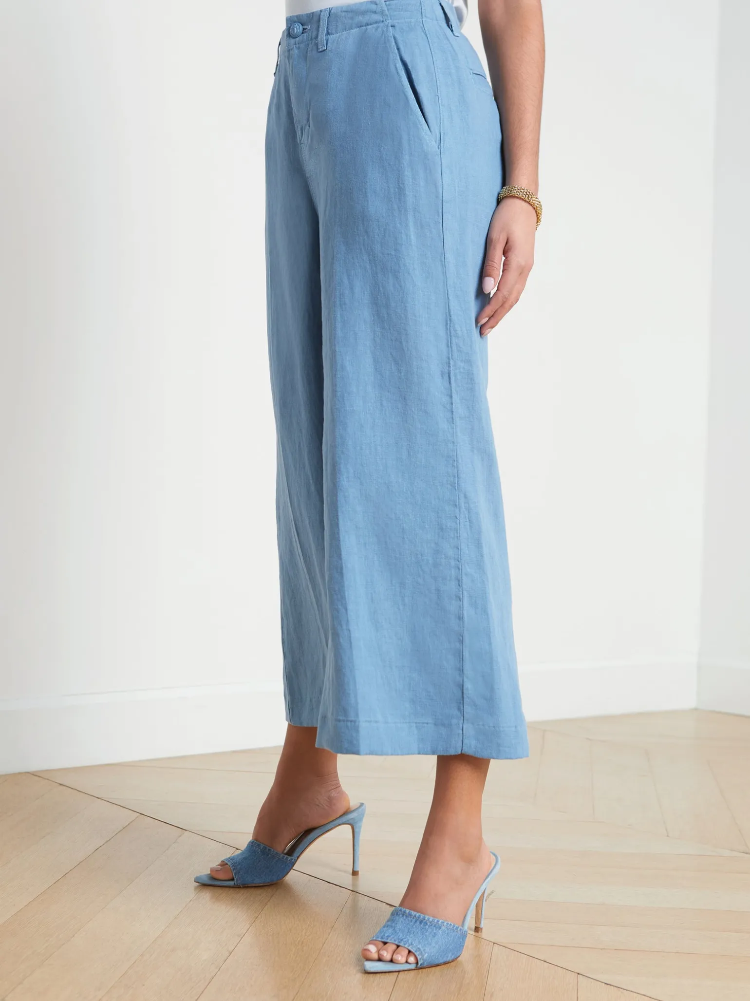 Henderson Linen Cropped Pant