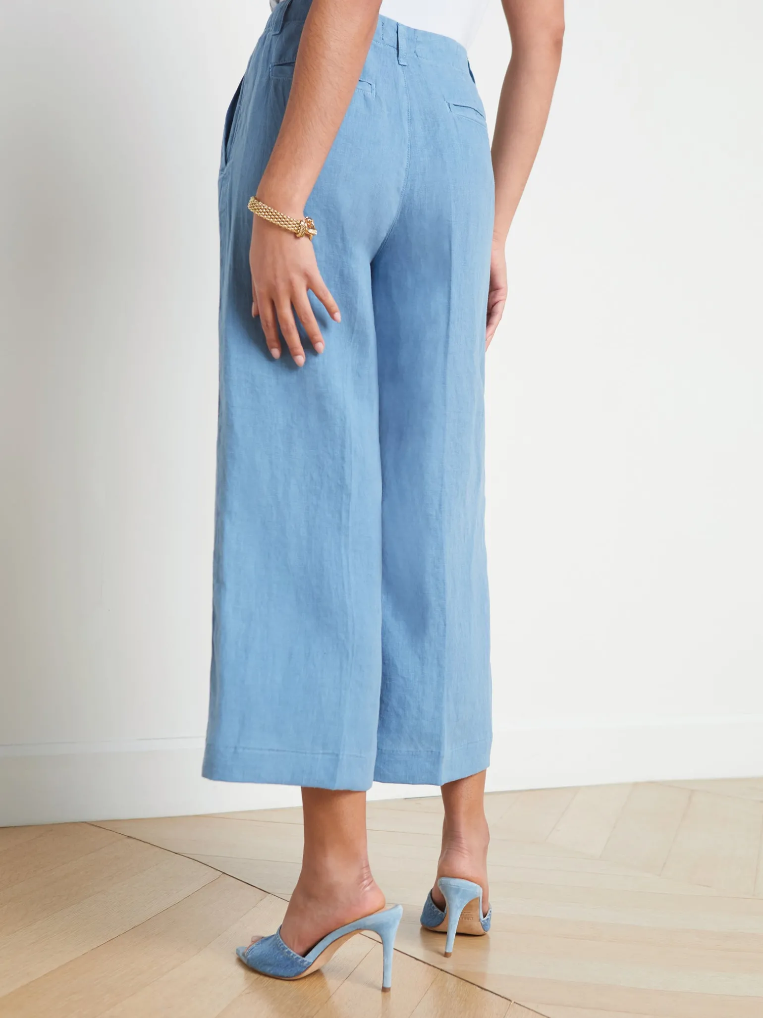 Henderson Linen Cropped Pant