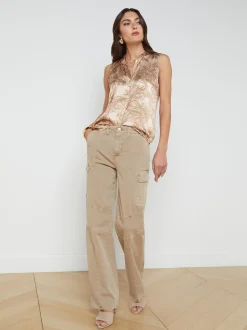 Hendrix Silk Sleeveless Blouse