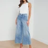 Houston Center Seam Wide-Leg Jean