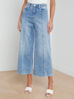 Houston Center Seam Wide-Leg Jean