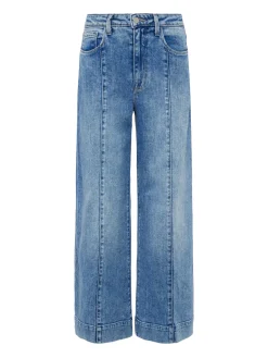 Houston Center Seam Wide-Leg Jean