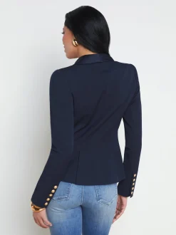 Imogen Satin Lapel Blazer