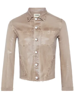 Janelle Coated Denim Jacket