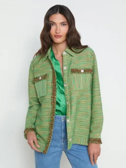 Jeanine Tweed Shirt Jacket