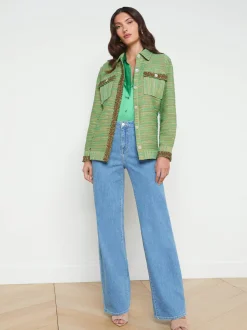 Jeanine Tweed Shirt Jacket