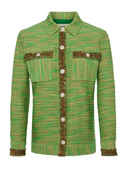 Jeanine Tweed Shirt Jacket