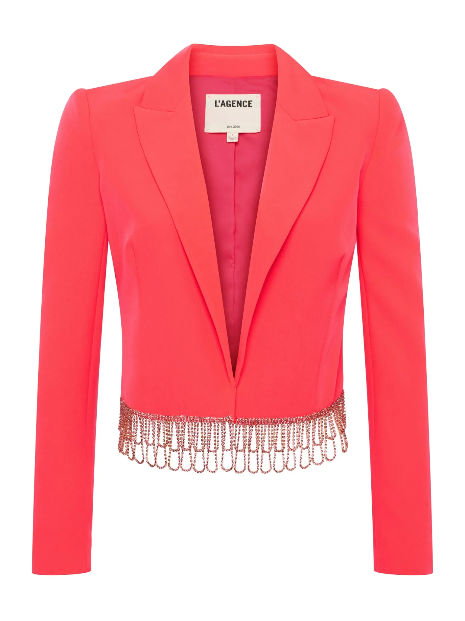 Jen Crystal Fringe Blazer
