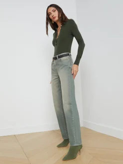 Jones Ultra High-Rise Stovepipe Jean
