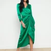 Kadi Silk Wrap Dress