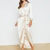 Kadi Silk Wrap Dress