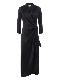 Kadi Silk Wrap Dress