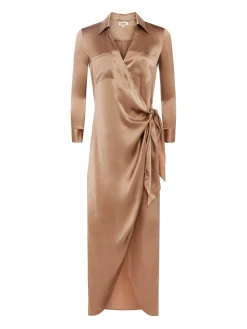 Kadi Silk Wrap Dress