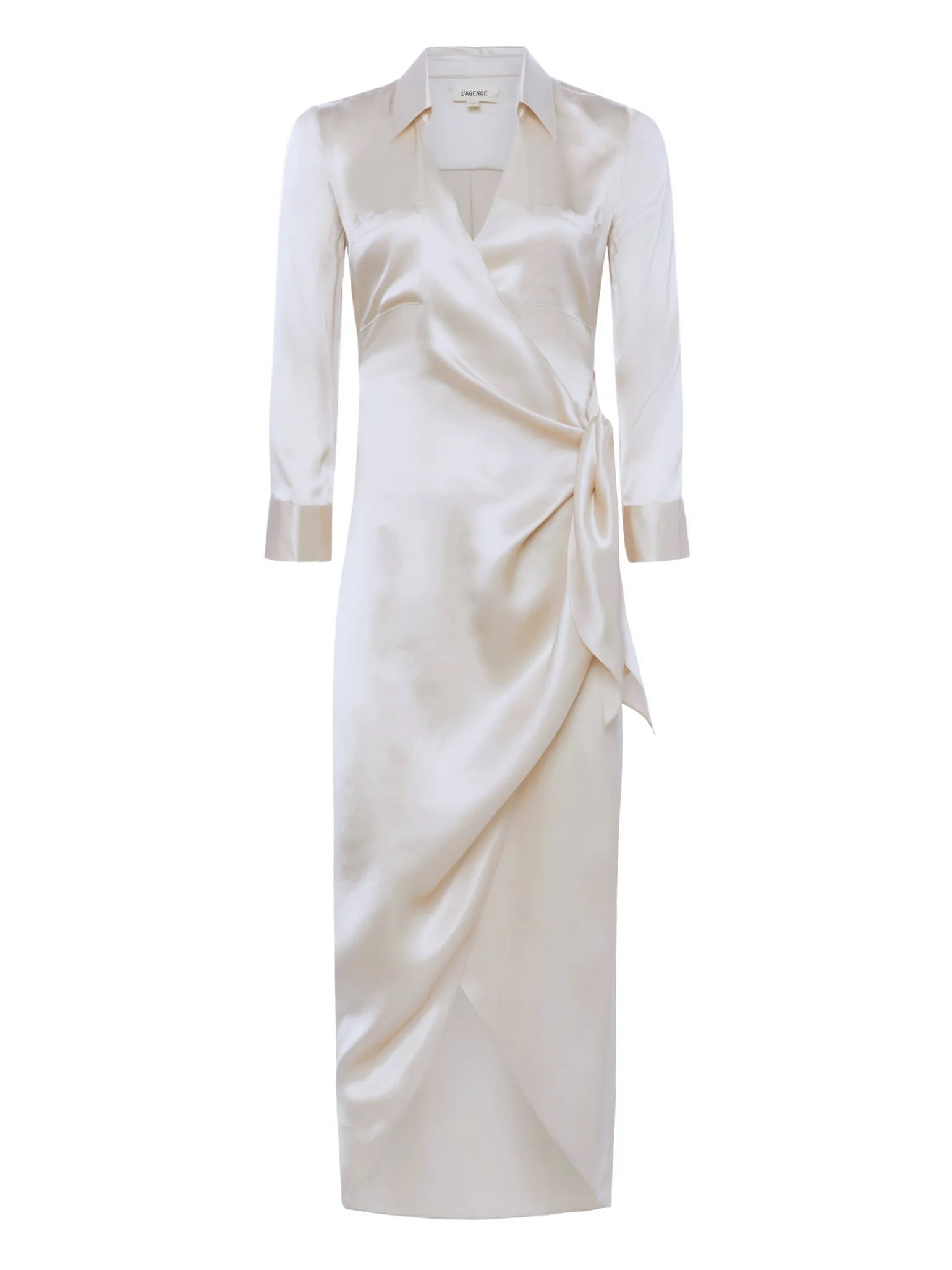 Kadi Silk Wrap Dress