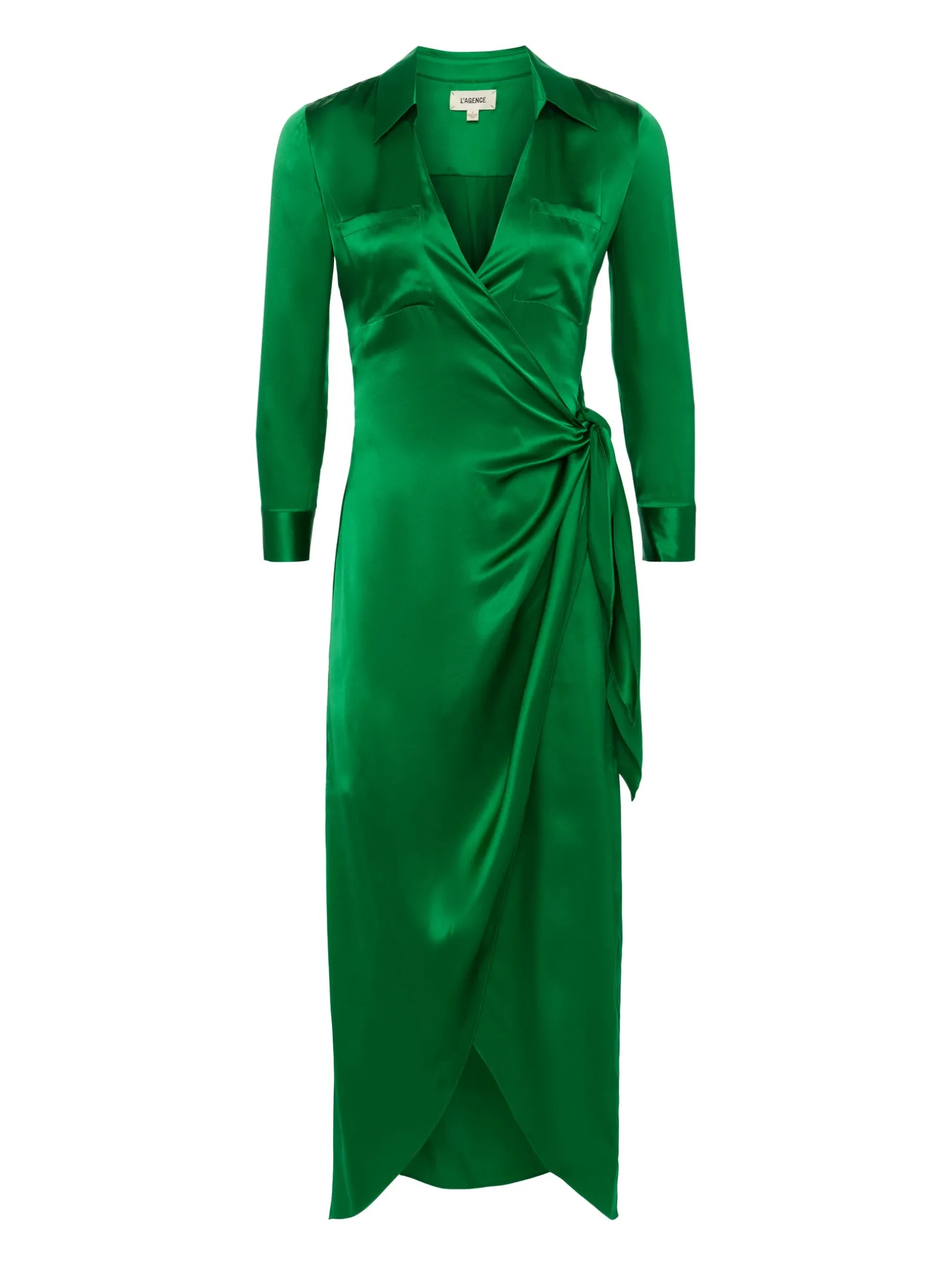 Kadi Silk Wrap Dress