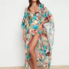 Kara Silk-Blend Kimono Cover-up