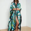 Kara Silk-Blend Kimono Cover-up